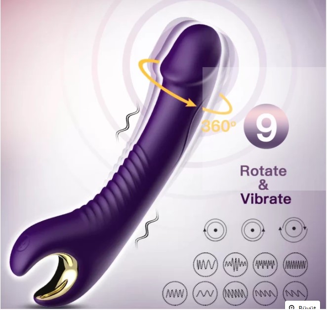 TORNADO 360 DERECE OYNAR BAŞLI G NOKTASI UYARICI KADİFE SİLİKON VİBRATÖR