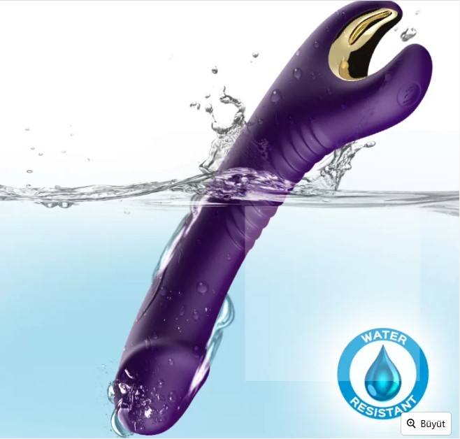 TORNADO 360 DERECE OYNAR BAŞLI G NOKTASI UYARICI KADİFE SİLİKON VİBRATÖR
