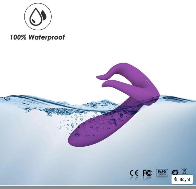 REAM Kablosuz Kumandalı Çiftlere Özel Penis Ve Penis Halkası Vajina Göğüs Ucu Masaj Vibratörü