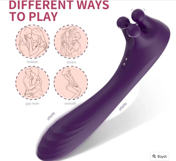 ANGEL GÖGÜS OKŞAMA VE KİLİTORİS UYARICILI  VİBRATÖR 