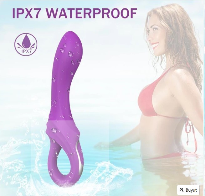 DAGGER ÇİFT KATMANLI BÜKÜLEBİLİR GÜÇLÜ TİTREŞİMLİ SU GECİRMEZ UYARICI VİBRATÖR