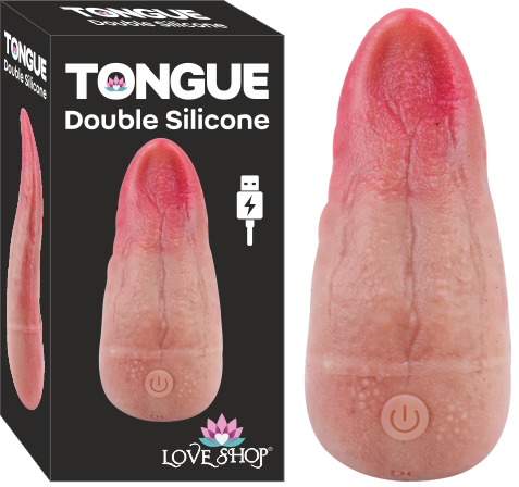 ÇİFT DERİ GERCEKÇİ TİTREŞİMLİ DİL YALAMA VİBRATÖRÜ