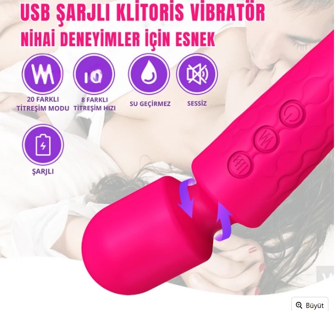 PRIME TOYS Artemis Çok Güçlü Titreşimli Masaj Vibratörü Göğüs ve Klitoris Uyarıcı 