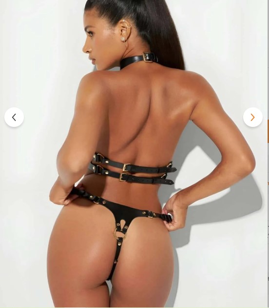 LÜKS DERİ SÜTYEN TANGA TAKIM ÖZEL BÖLGESİ AÇIK STANDART MODEL 