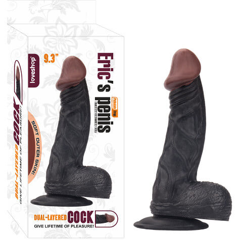 REALİSTİK SİYAH RENK PENİS % 100 GERCEKÇİ SİLİKON MODEL 25  CM UZUNLUK ERİCS