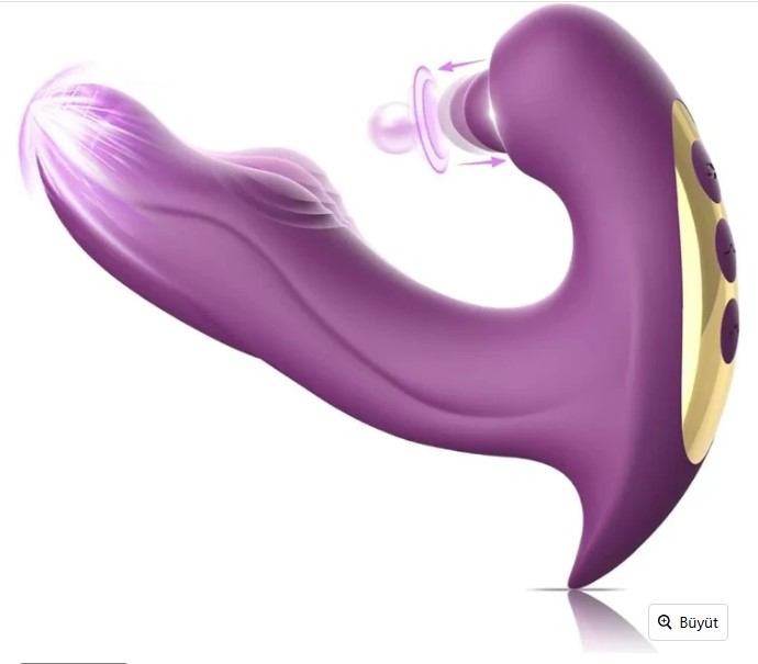FABULOUS 3 TİTREŞİMLİ  MOTORLU KİLİTORİS VE G NOKTASI UYARICI VİBRATÖR