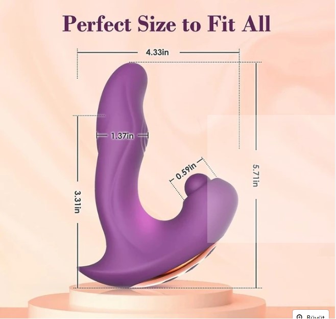 FABULOUS 3 TİTREŞİMLİ  MOTORLU KİLİTORİS VE G NOKTASI UYARICI VİBRATÖR