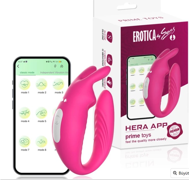 PRIME TOYS TELEFON KONTROLLÜ GİYİLEBİLİR VİBRATÖR  G NOKTASI VE KLİTORİS UYARICI 