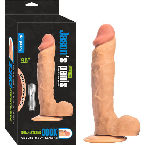 JASON TİTREŞİMLİ GERCEK ET DOKULU 25  CM UZUNLUK 5 CM EN