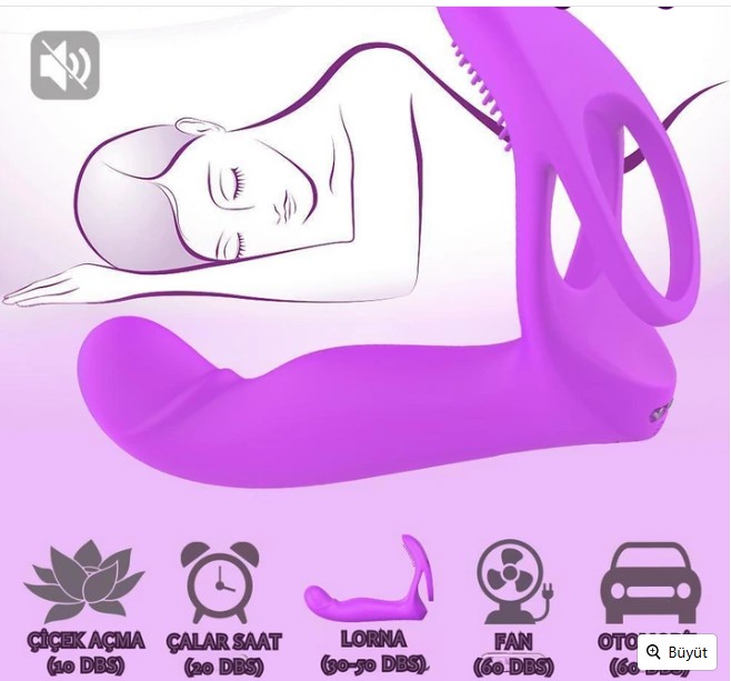 ANAL İÇİN TAKMA  PENİS KLİTORİS UYARICI TESTİS VE PENİS YÜZÜGÜ UZAKTAN KUMANDALI LÜX VİBRATÖR 