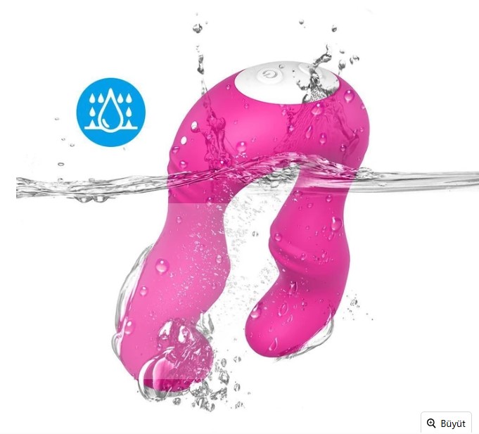 EROTİCA LEZBİYEN STRAPLEZ  ÇİFT BAŞLI UZAKTAN KUMANDALI VİBRATÖR 