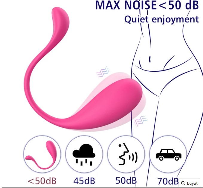PRIME TOYS APP TELEFON KONTROLLÜ GİYİLEBİLİR ÇOK SESSİZ TİTREŞİMLİ YUMURTA VİBRATÖR 