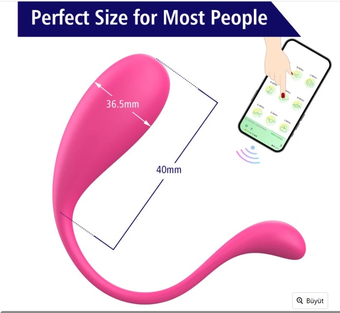 PRIME TOYS APP TELEFON KONTROLLÜ GİYİLEBİLİR ÇOK SESSİZ TİTREŞİMLİ YUMURTA VİBRATÖR 