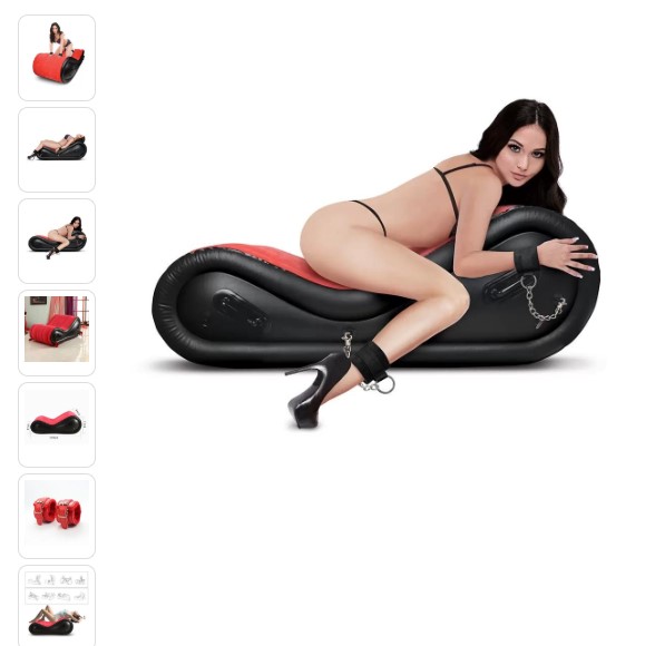 Kelepçeli Esaret ve Pozisyon Sex Yatağı - Şehvetli Pozisyonlar İçin Konforlu ve Güvenli Seks Yatağı