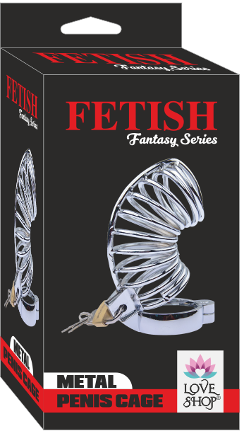 METAL KİLİTLİ  PENİS KAFESİ 2