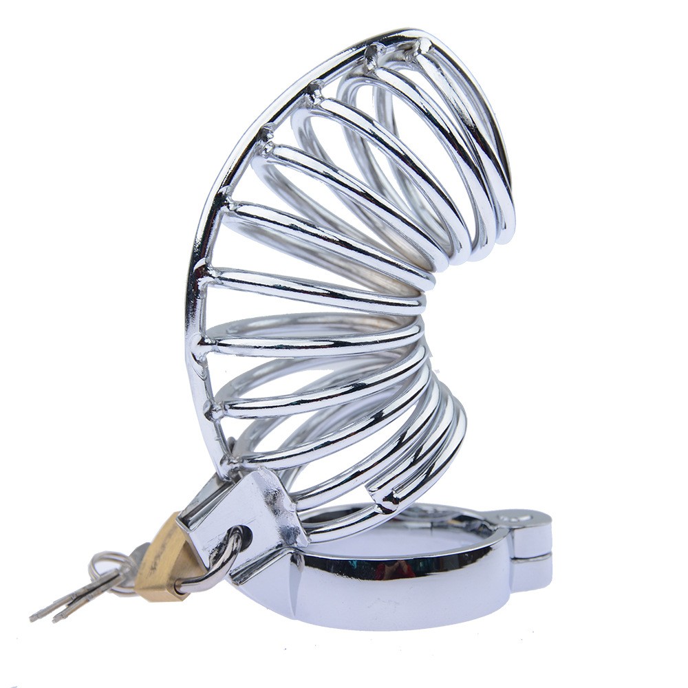 METAL KİLİTLİ  PENİS KAFESİ 2