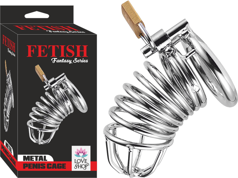 METAL KİLİTLİ  PENİS KAFESİ 3