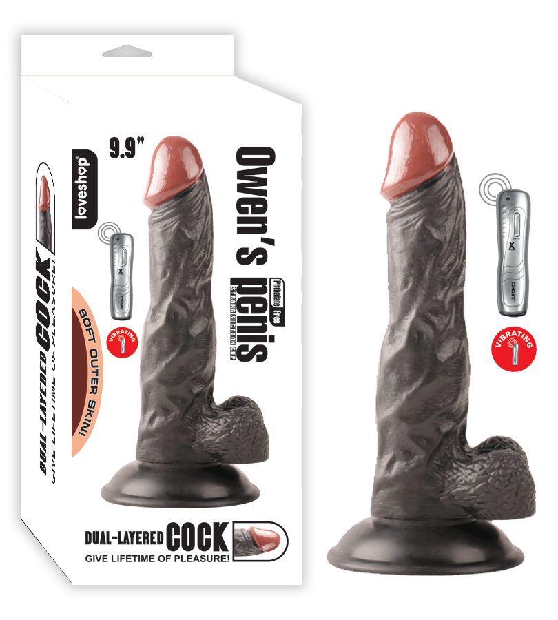 OWENS TİTREŞİMLİ BLACK GERCEK ET DOKULU 28  CM UZUNLUK 5 CM EN