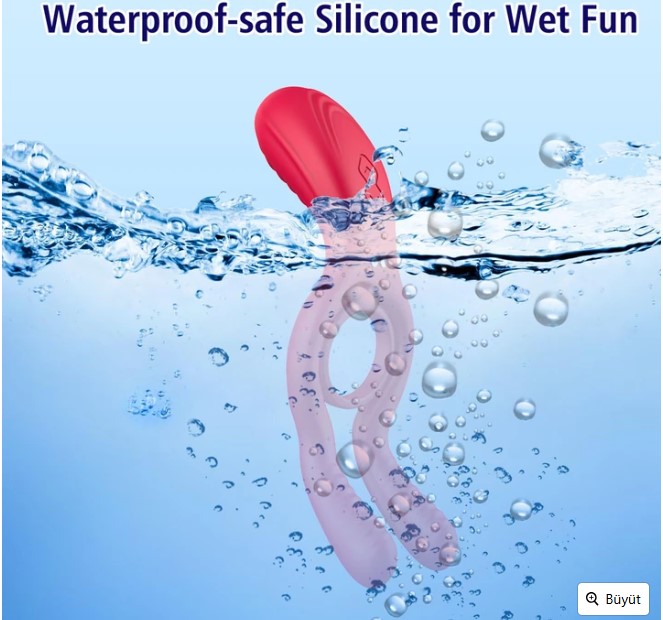 Singun Şarjlı Uzaktan Kumandalı Penis Halkası ve Klitoris Uyarıcı Vibratör 