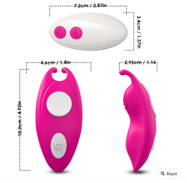 PRIME TOYS KİLOT İÇİ  KLİPSLİ TELEFON  KONTROLLÜ GİYİLEBİLİR TİTREŞİMLİ  MİNİ VİBRATÖR 