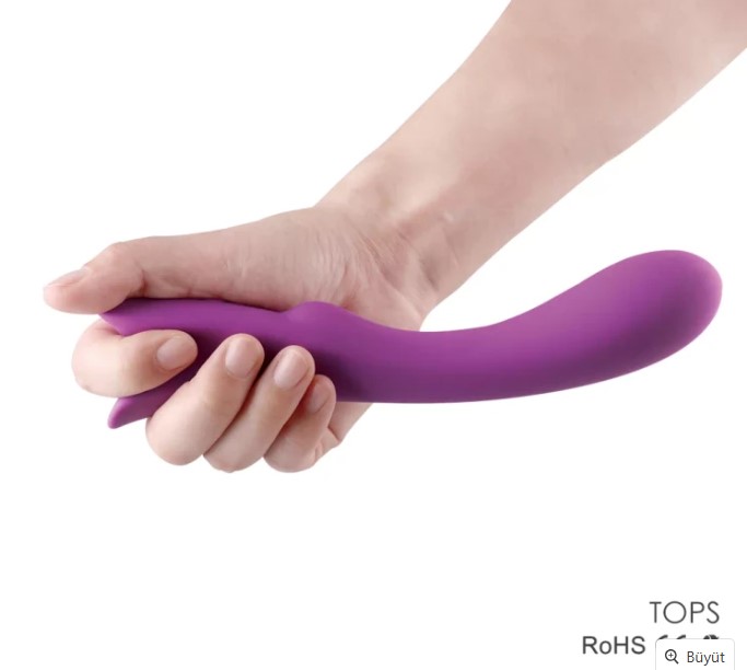 TOPS ANAL İÇİN TASARLANMIŞ KADİFE SİLİKON PÜRÜSÜZ VİBRATÖR 