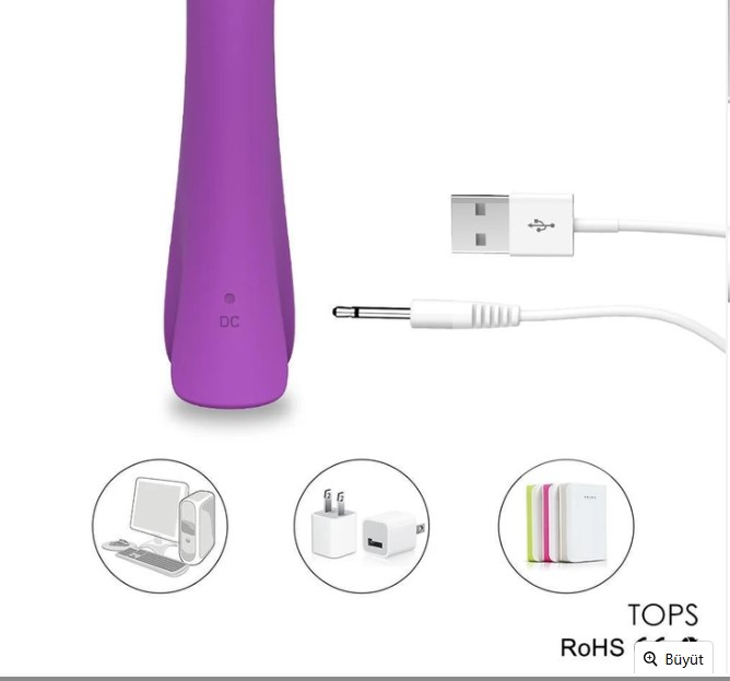 TOPS ANAL İÇİN TASARLANMIŞ KADİFE SİLİKON PÜRÜSÜZ VİBRATÖR 