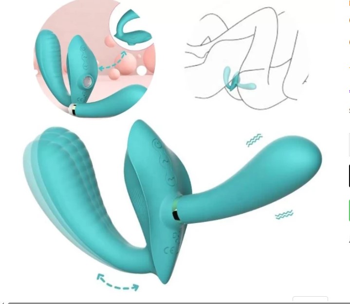 LEZBİYENLER İÇİN GİYİLEBİLİR ÇİFT BAŞLI YADA TEK BAŞLI ULTRA LÜX TEKNOLOJİK VİBRATÖR 