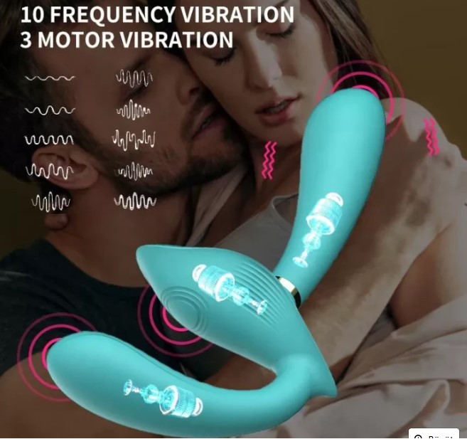 LEZBİYENLER İÇİN GİYİLEBİLİR ÇİFT BAŞLI YADA TEK BAŞLI ULTRA LÜX TEKNOLOJİK VİBRATÖR 