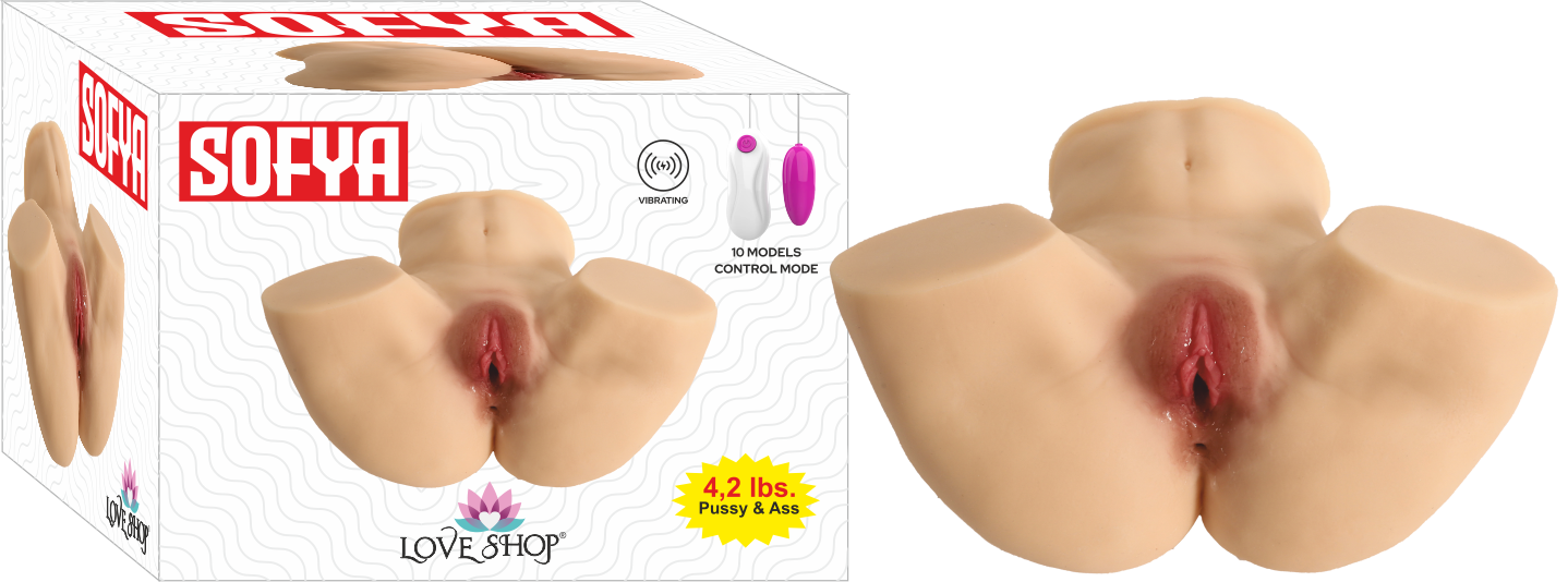 SOFYA % 100 GERÇEKCİ ET SİLİKON 3 POZİSYONLU KALÇA 