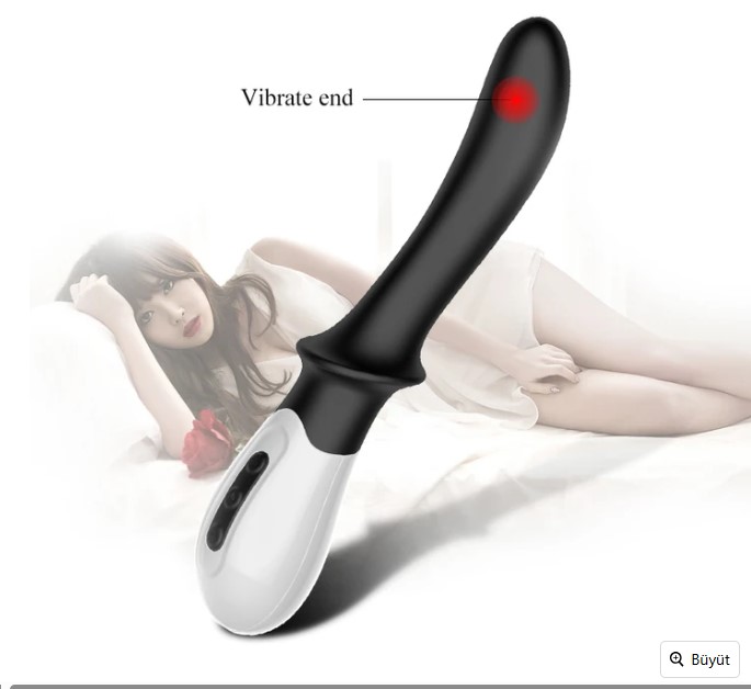 Şarjlı Akıllı Isıtmalı Güçlü 10 Titreşimli G-Spot Klitoris Uyarıcı Yapay Penis ve Anal Vibratör