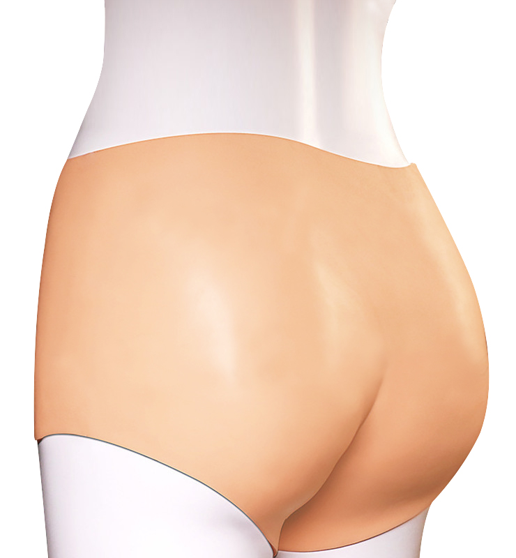 GİYİLEBİLİR BELDEN BAĞLAMALI SİLİKON KİLOTLU  REALİSTİK PENİS STRAP-ON  İÇİ BOŞ MODEL 19 CM BOXER