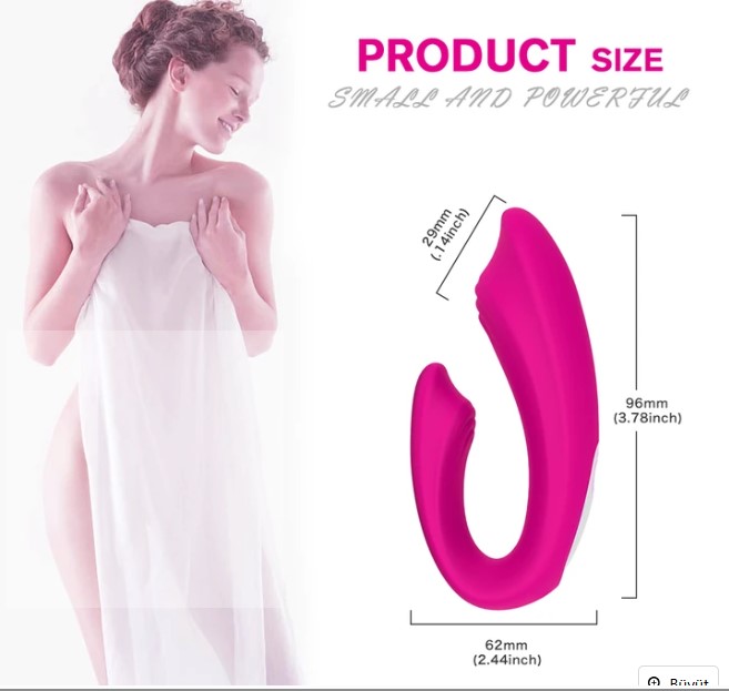 WEJOY U VİBRATÖR  ÇİFT MOTORLU G NOKTASI VE KLİTORİS UYARICI VİBRATÖR UZAKTAN KUMANDALI 