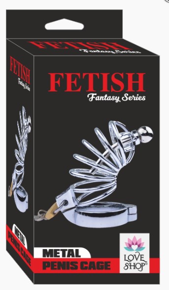 METAL KİLİTLİ  PENİS KAFESİ 