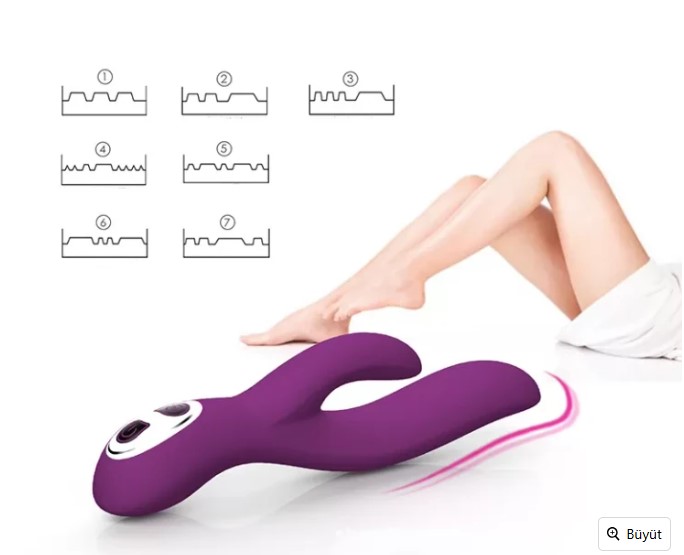 ZOE MAX  YENİ NESİL VAJİNA VE KİLİTORİS KIVRIM TASARIMLI  GÜÇLÜ TİTREŞİM UYARICI VİBRATÖR 