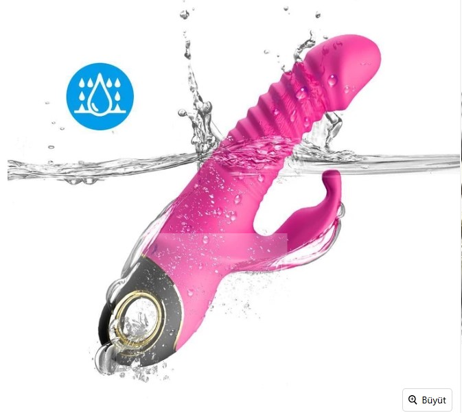 PRİME ZİNG İLERİ GERİ HAREKETLİ ( ROTASYONLU)  360 DERE OYNARBAŞLI VİBRATÖR KİLİTORİS UYARICI 
